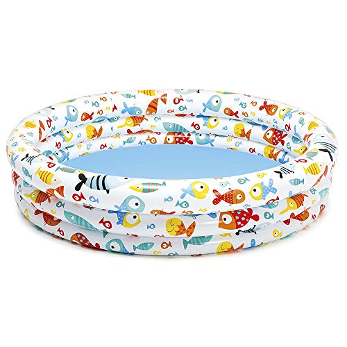 Piscina Insuflável INTEX (Rosa - 132x28cm) INTEX - Piscinas - 132x28 cm, 248 litros, vinil resistente, peixe