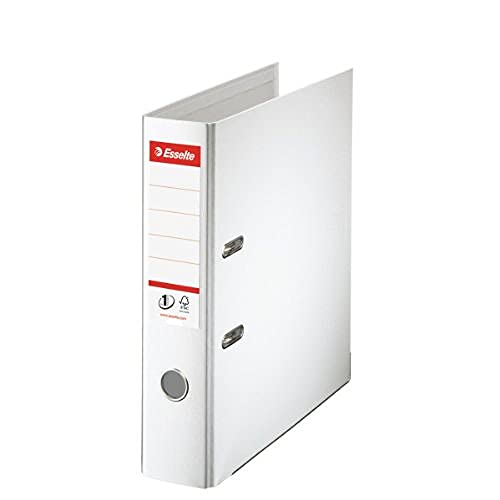 Dossier ESSELTE 2 Abas (Branco - Polipropileno - A4) Esselte - Pastas Organizadoras - polipropileno, lombas 72mm, 500 folhas, etiqueta removível