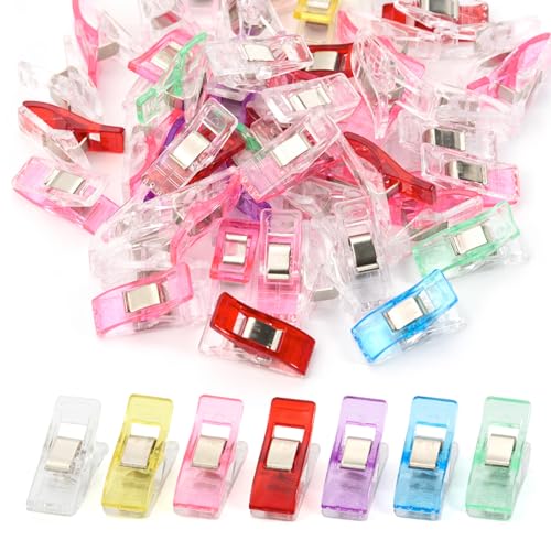 Agrafos para Tecido CHEERHOM 50 PCS (Multicor) Cheerhom - Prendedores de roupa - multicor, 50 peças, tecido