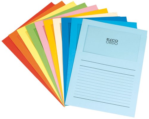 Capas para Encadernação ELCO Ordo Classico 220 x 310 mm Multicor (1000 peças) Elco - Pastas de arquivo - encadernação, multicor, a4, 220x310mm