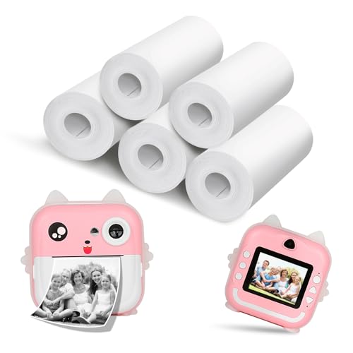 Recarga de papel fotográfico instantâneo APPLYSU 5 rollos Applysu - Filme de câmera - recarga, papel fotográfico, instantâneo, 5 rollos