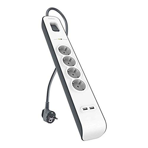 Extensão Elétrica BELKIN BSV401-VCC (1 Tomada) Belkin - Fios e cabos elétricos - extensão elétrica, belkin, bsv401-vcc, 1 tomada