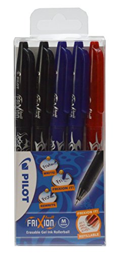 Esferográfica Rollerball PILOT Frixion (Preto) Pilot - Canetas - rollerball, frixion, borrável, transparente
