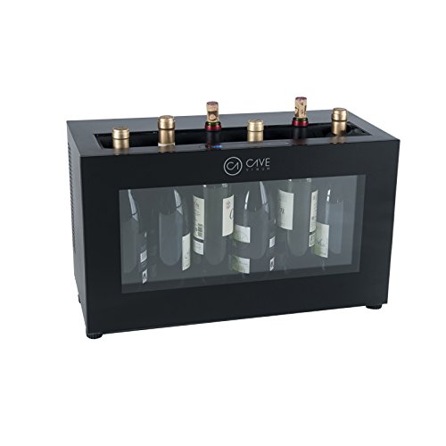 Suporte de Vinho CAVEVINUM CV-7 Preto (Aço - 55 x 26 x 33 cm) Cavevinum - Frigoríficos de vinho - suporte de vinho, cavevinum cv-7, preto, aço, refrigeração termoelétrica, temperatura regulável