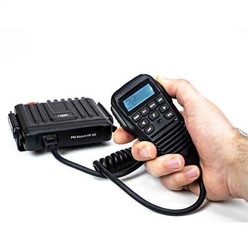 Estação de rádio Pni Escort Hp 55 Asq preto PNI - Áudio - rádio cb, potência máxima 4w, antena dupla, bloqueio teclado