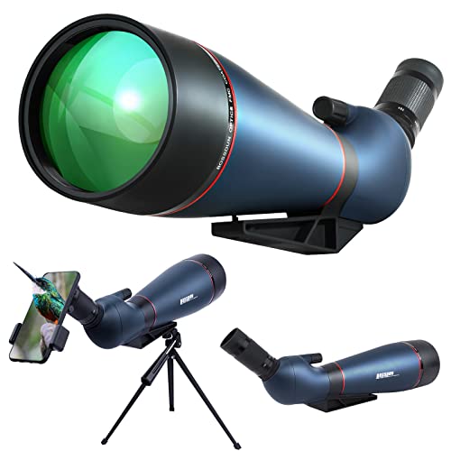 Telescópio Terrestre 25-75X100Mm com Tripé e Lente Hd Bak4 Prisma BOSSDUN - Acessórios de câmera para celular - telescópio terrestre, 25-75x100mm, tripé, lente hd bak4 prisma