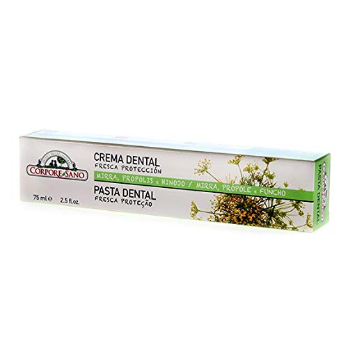 Creme de Dentes CORPORE SANO Propólio, Mirra e Hinojo (75 ml) CORPORE SANO - Pasta de dentes - propólio, mirra, hinojo, 75 ml