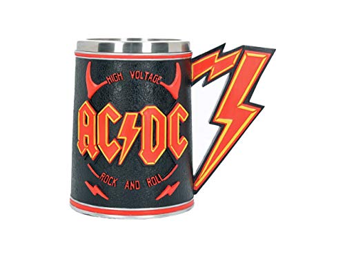 Garrafa de Futebol NEMESIS NOW Ac Dc 0.5L Preto Nemesis Now - Garrafas de água - 0.5L, preto, resina, logotipo AC/DC