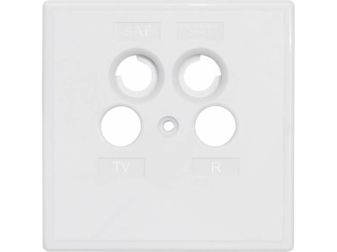 Suporte de Parede para TV AXING SZU 2-04 (Branco) Axing - Tomadas e soquetes de energia - branco, convençional, 4u, 4 tomas