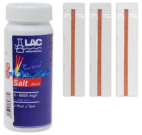 Teste para Análise de Água para Piscinas Sal 10 Unidades Aquapool - Acessórios para piscina e spa - piscinas, cloro, salino, nível de sal