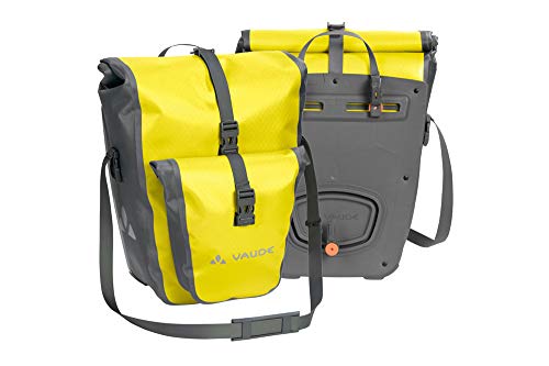 Saco e Cesto de Bicicleta VAUDE Aqua Back Plus | Amarelo VAUDE - Bolsas - saco bicicleta, cesto bicicleta, vaude aqua back plus, amarelo, ciclismo urbano, fixação qmr 2.0