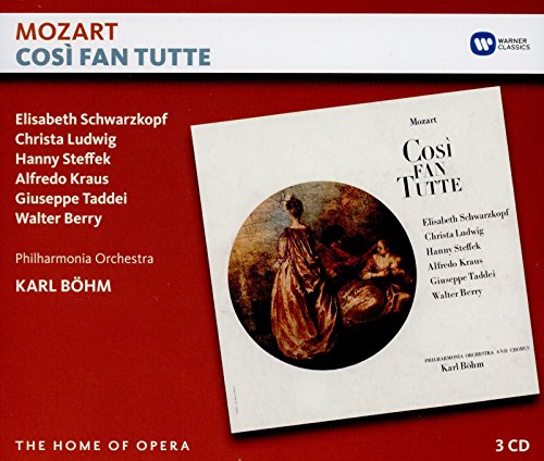 CD+DVD+Blu-Ray The Home Of Opera-Mozart:Cosi Fan Tutte (3 CDs) WARNER CLASSICS,OPERA, - Música e gravações de som - 3 CDs, mozart, così fan tutte, Karl Boehm, The Home of Opera