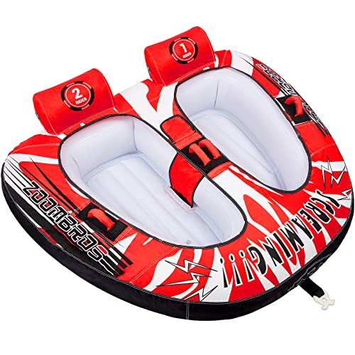 Tubos Remolcáveis ZOOMBROS 2 Pessoas (Recondicionado Como Novo) ZOOMBROS - Acessórios para piscina e spa - 2 pessoas, recondicionado, inflável, segurança