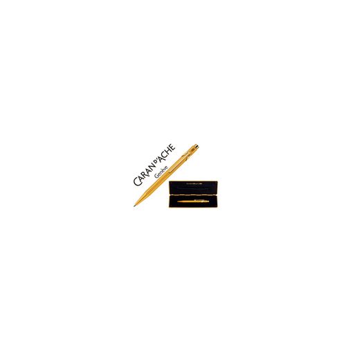 Esferográfica CARAN DACHE 849 Gold Bar (Dourado) Caran d'Ache - Canetas - dourada, design retro, tinta à base de água