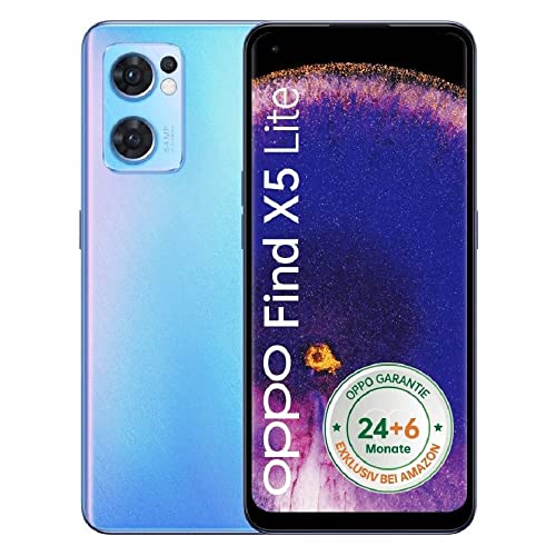 Smartphone OPPO Find X5 Lite (6.43'' - 8 GB - 256 GB - Azul) Oppo - Telemóveis - Android 11, oxygenos, 6.43 polegadas, 256 GB