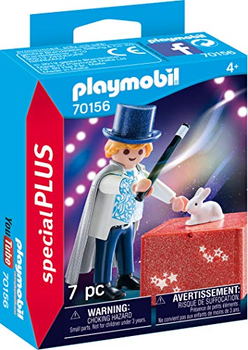 Playmobil Conjunto de Brinquedos Mágico (Idade Mínima Recomendada: 4 anos) PLAYMOBIL - Conjuntos de brinquedos - conjunto, brinquedos, mágico, feiticeiro, tapete mágico, mesa, cesto, dragão, fita para truques