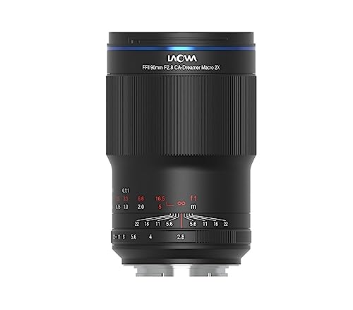 Objetiva LAOWA 90MM F2.8 (Encaixe: Canon EF - Abertura: f/2.8) LAOWA OPTICS - Lentes de câmera - 90mm, f2.8, macro completo, canon ef