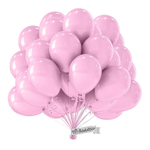 Brinquedo de Festa CLAIRE Vogel 50 Balões Ecológicos Rosa (3 anos) Bastelbär - Balões - balões, ecológicos, rosa, 50 unidades