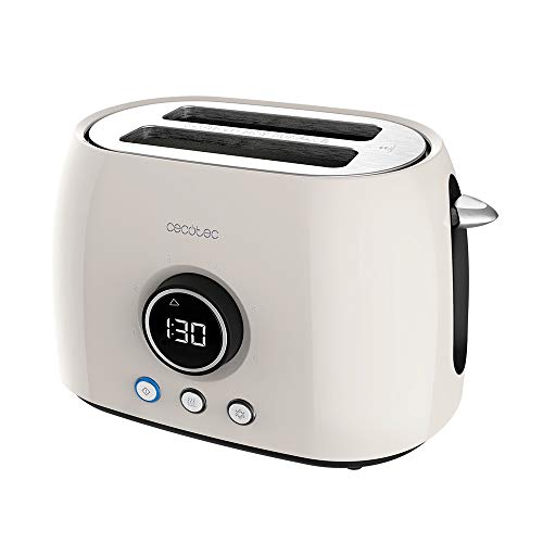 Torradeira Cecotec Classictoast 8000 Bege Cecotec - Torradeiras - bandeja recolhe, indicador luminoso, descongelação