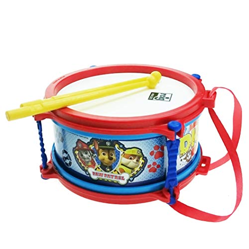 Brinquedo de Trabalhos Manuais PAT PATROUILLE Drum with Case (3 anos) REIG - Instrumentos de brinquedo - tambor, bujão, baquetas, 3 anos
