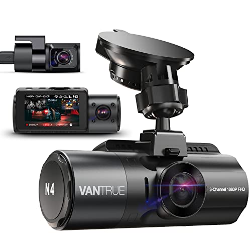Dashcam Vantrue N4 Full HD Preto (Câmara de Vídeo) VANTRUE - Câmeras de vigilância - full hd, preto, 30 fps