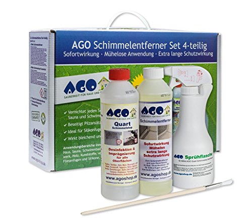 Agro de Móho 4 Unidades - Concentrado Premium AGO  Sauberkeit für Haus und Garten - Limpadores multiuso - concentrado, premium, móho, 4 unidades