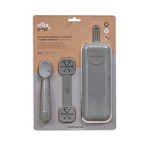 Conjunto de Guardanapos com Prato e Suporte para Fraldas SILICONA Interbaby - Conjuntos de presente para bebê - conjunto, guardanapo, prato, suporte, fraldas