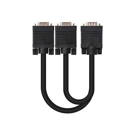 Adaptador de Cabo de Vídeo NANOCABLE (VGA - 45 cm) NANOCABLE - Cabos de áudio e vídeo - vga, hdb15, duplo blindado, 2048x1536