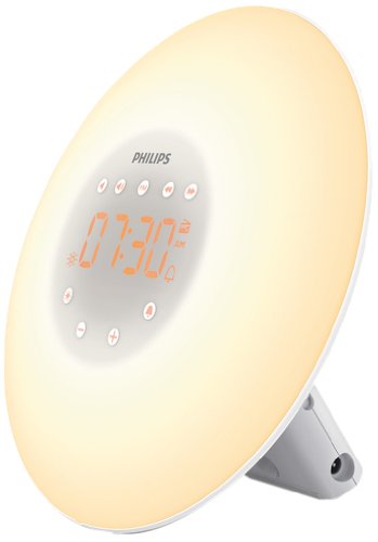 Aparelho de Terapia de Luz PHILIPS Wake Up Light HF3505/01 Philips - Relógios despertadores - terapia de luz, nascer do sol, alarme, energia