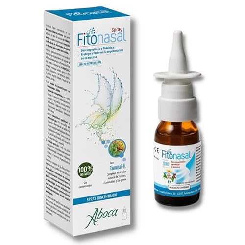 Spray Nasal FITONASAL Nasal Spray (15 ml) ABOCA - Banho e corpo - congestão, 15 ml, azul, branco