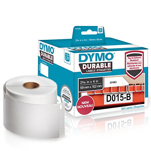 Etiquetas DYMO LW-1933088 Branco sobre transparente DYMO - Papel de impressora e copiadora - branco, transparente