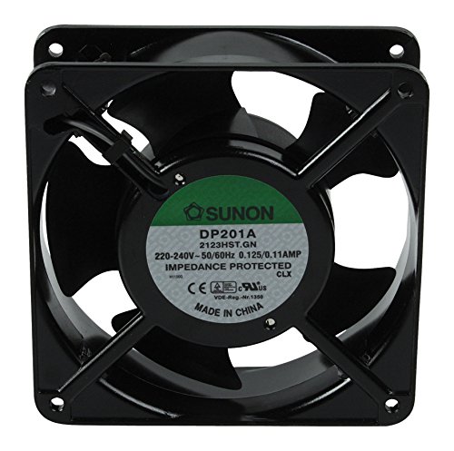 Sunon Cy-201 Ventoinha para PC Caixa de Computador 12 Cm Preto SUNON - Peças de refrigeração de sistema de computador - 1,2 cm, 2900 rpm, 105,3 m³/h, 48 dB