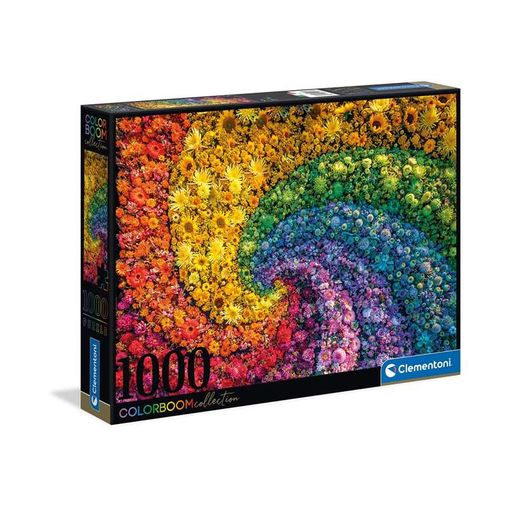 Puzzle CLEMENTONI Whirl (Idade Mínima Recomendada: 14 anos - 1000 Peças) CLEMENTONI - Quebra-cabeças de encaixar - 1000 peças, 14 anos, concentração, criatividade
