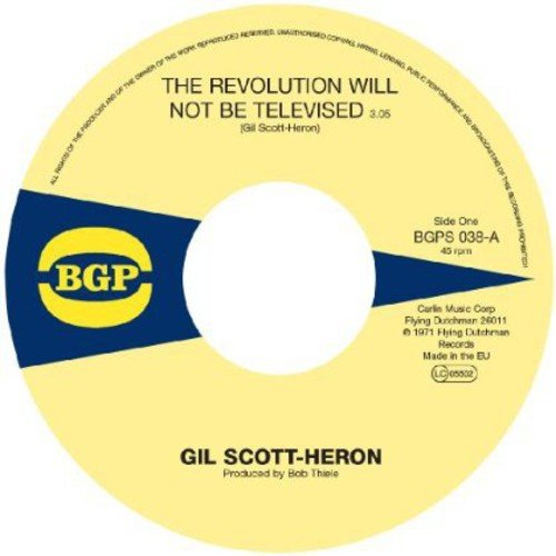 The Revolution Will Not Be Televised / Home Is Where The Hatred Is Ace - Cds de música - revolução, televisão, home, odiado