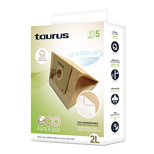 Bolsa de Aspirador TAURUS 999193000 (Compatibilidade: Taurus) Taurus - Acessórios de aspirador - compatibilidade, 2L, 3L, 4L, 5l, 6L, 7l, 8L, 9L, 10L