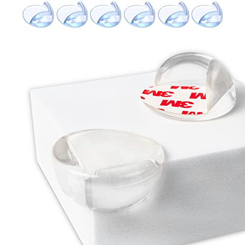 Protetor de Canto de Mesa 6 Unidades Transparente Your Day Mate - Móveis para bebês e crianças pequenas - protetor, cantos, mesa, 6 unidades, transparente