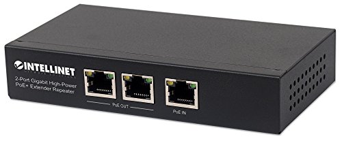 Comutador de rede INTELLINET 561266 em Preto Intellinet - Redes - gigabit ethernet, ieee 802.3, ieee 802.3af, 3 portas