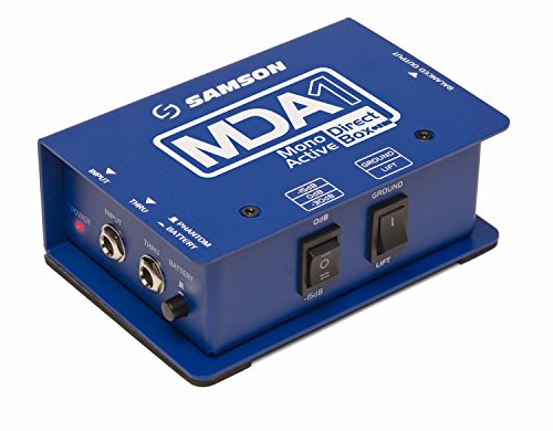Amplificador SAMSON TECHNOLOGIES Mda 1 Preto Samson - Componentes de áudio - amplificador, preto