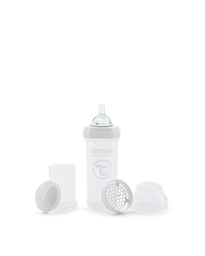 Garrafa de Vime TWISTSHAKE 260Ml (Branco) Twistshake - Biberões - 260 ml, anti-cólicas, prático, bebés