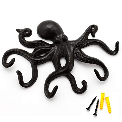 Suporte para Roupeiro CHASBETE 1-7 (Preto) ChasBete - Ganchos, fivelas e fixadores - 6 braços, metal, preto, decorativo