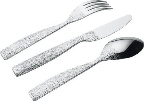 Conjunto Talheres ALESSI 92807 (Material: aço inoxidável) Alessi - Jogos de talheres - inox, 8 pessoas, preto mate, moderno