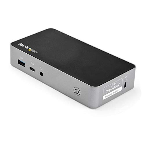 StarTech.com DK30CHHPDEU base & duplicador de portas com fios USB 3.0 (3.1 Gen 1) Type-C Preto, Prateado STARTECH - Estações de acoplamento para laptops - usb 3.0, type-c, duplicador, preto, prateado