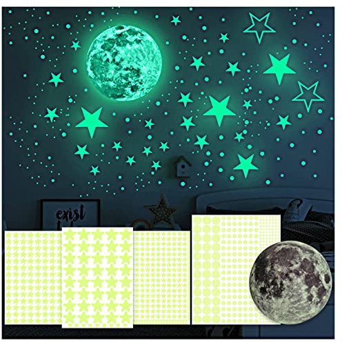 Estrelas de Teto Adesivas FLUORESCENTES 865 AVIDA ZEN - Papel de parede - estrelas, teto, adesivas, flúrescentes, pvc