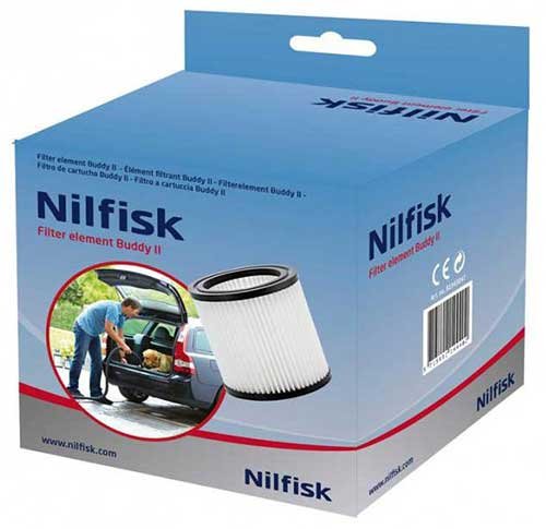 Filtro de pó para aspirador Nilfisk 000.001.002 Nilfisk - Acessórios de aspirador - lavável, aspirador, modelos compatíveis