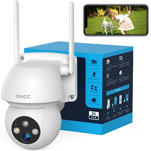 Câmara de Vigilância GNCC K1PRO | Branco (Domótica) GNCC - Câmeras de vigilância - branco, sem fios