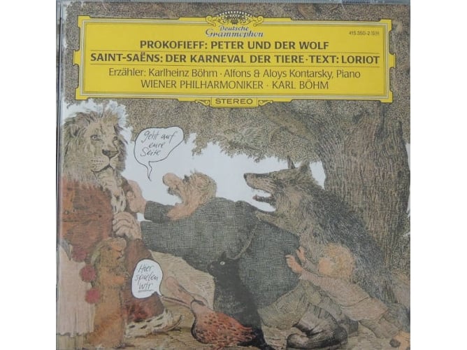 CD Prokofieff, Shostakovich - Peter Und Der Wolf/ Carnaval Des Animaux BÖHM,KARL/WP - Cds de música - cd, prokofieff, shostakovich, peter und der wolf, carnaval des animaux