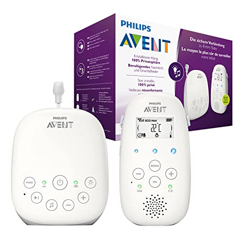 Intercomunicador para Bebé PHILIPS SCD713/26 Philips - Componentes de computador - bluetooth, pilhas, aa x 2, branco