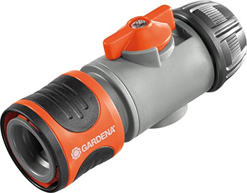 Conector para Mangueira de Água GARDENA 942-50 Cinza, Laranja Gardena - Mangueiras pneumáticas - automático, universal, sem fio, cinza laranja