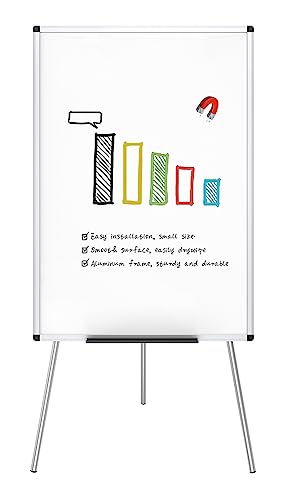 Quadro Branco Magnético VIZ PRO (90x60cm) Zhengzhou AUCS Co.,Ltd. - Quadros brancos de apagar a seco - quadro magnético, 90x60cm, 4 quadros removíveis, fácil montagem, plástico branco