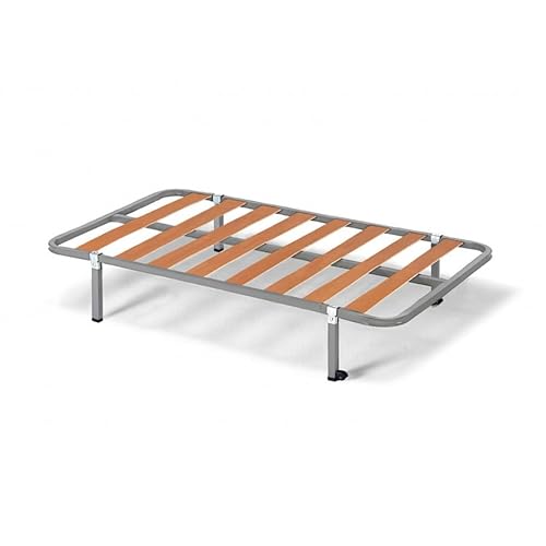 Cama HOGAR24 Basic (Castanho - Madeira e Metal) HOGAR24 ES - Camas e estruturas de cama - castanho, madeira, metal